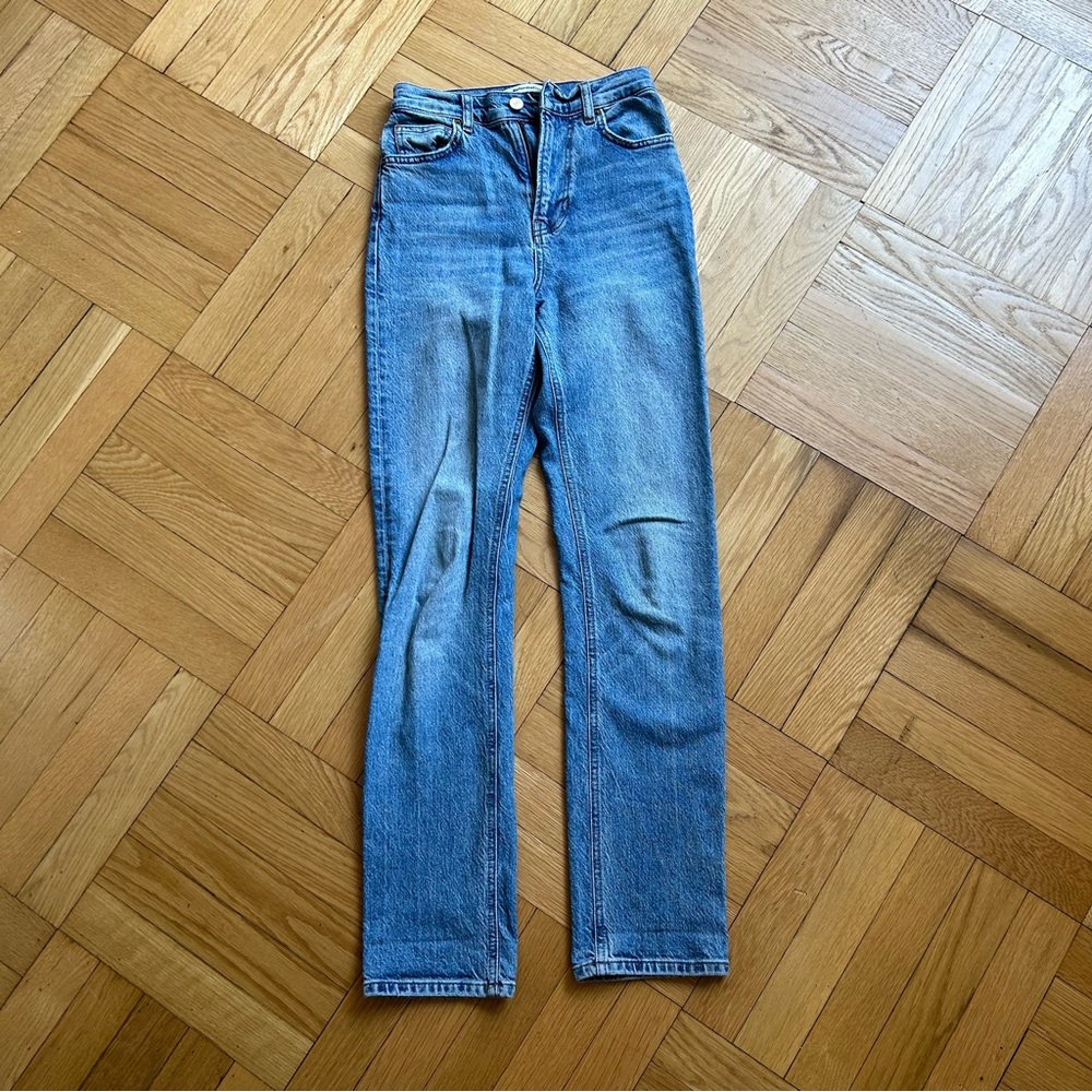 REFORMATION liza ultra high rise straight jeans sz 24 - Picture 6 of 10